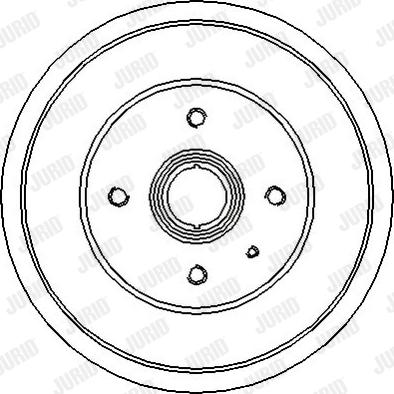 Jurid 329023J - Brake Drum car-mod.net