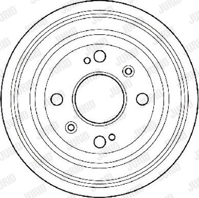Jurid 329071J - Brake Drum car-mod.net