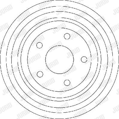 Jurid 329181J - Brake Drum car-mod.net