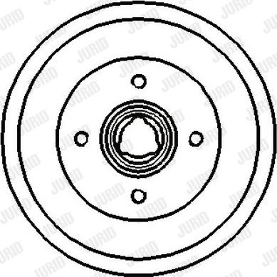 Jurid 329126J - Brake Drum car-mod.net