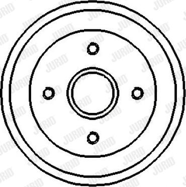 Jurid 329128J - Brake Drum car-mod.net