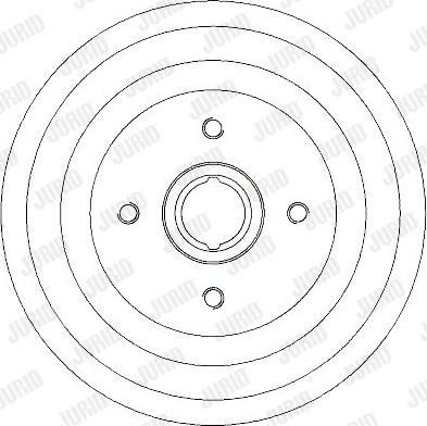 Jurid 329292J - Brake Drum car-mod.net