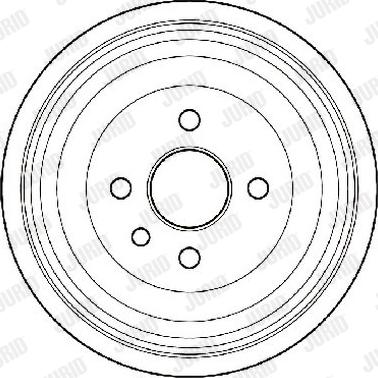 Jurid 329202J - Brake Drum car-mod.net