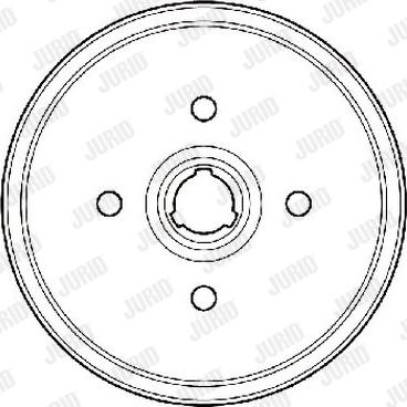 Jurid 329705J - Brake Drum car-mod.net