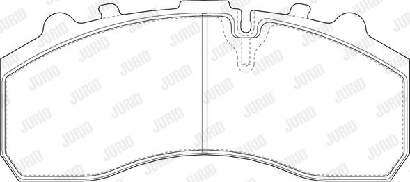 Jurid 2910815390 - Brake Pad Set, disc brake car-mod.net