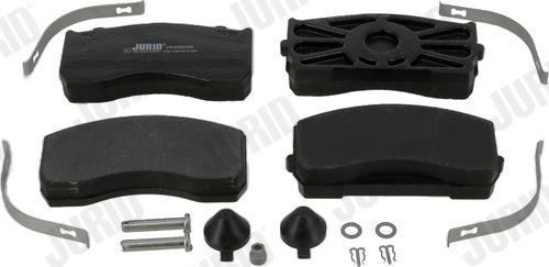 Jurid 2918305390 - Brake Pad Set, disc brake car-mod.net