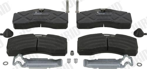 Jurid 2928705390 - Brake Pad Set, disc brake car-mod.net