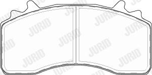 Jurid 2922305399 - Brake Pad Set, disc brake car-mod.net