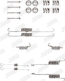 Jurid 771058J - Accessory Kit, brake shoes car-mod.net