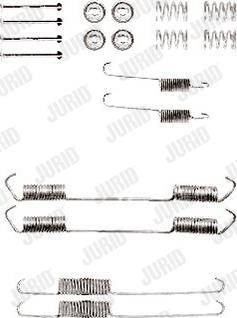 Jurid 771145J - Accessory Kit, brake shoes car-mod.net