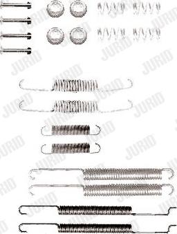 Jurid 771240J - Accessory Kit, brake shoes car-mod.net