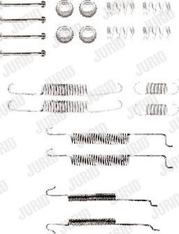 Jurid 771239J - Accessory Kit, brake shoes car-mod.net