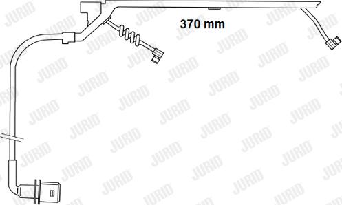 Jurid FAI169 - Warning Contact, brake pad wear car-mod.net