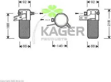 Kager 945442 - Dryer, air conditioning car-mod.net