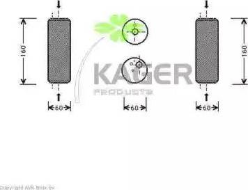 Kager 945408 - Dryer, air conditioning car-mod.net