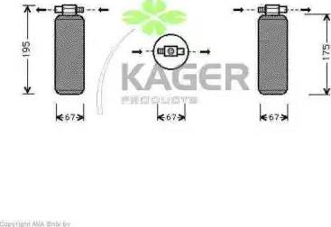 Kager 945555 - Dryer, air conditioning car-mod.net