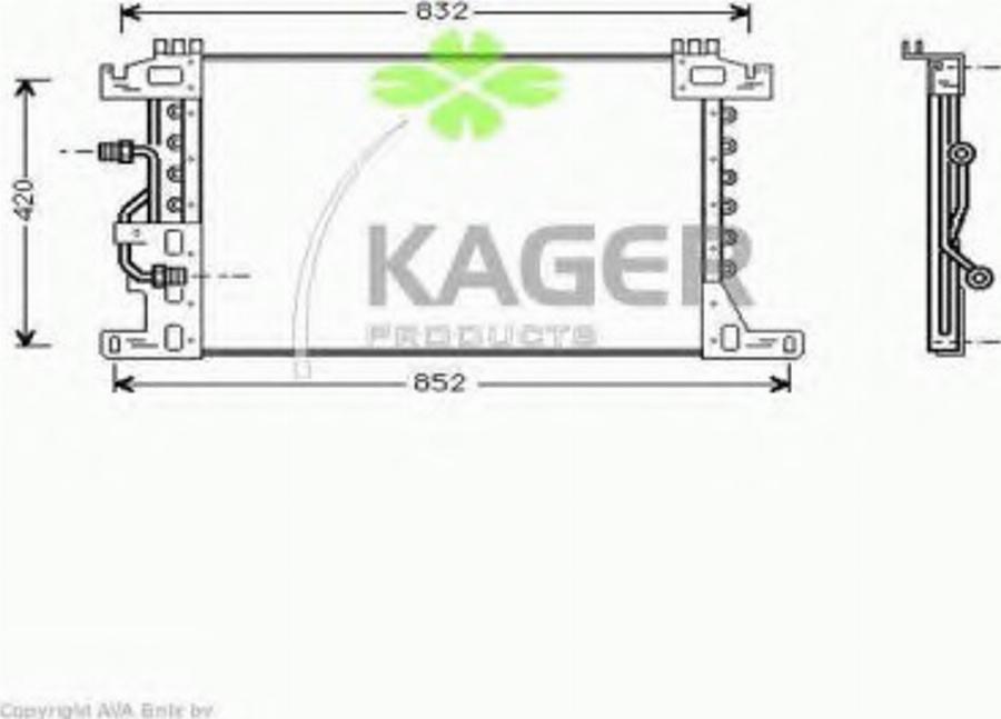 Kager 945826 - CV Joint Kit, drive shaft car-mod.net