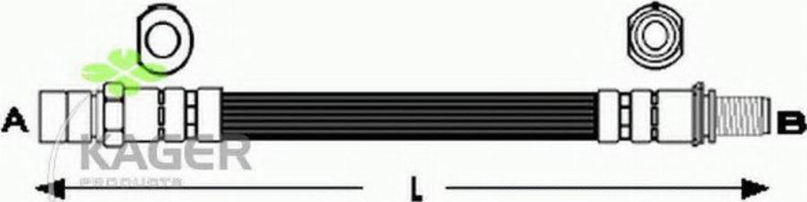 Kager 38-0533 - Brake Hose car-mod.net
