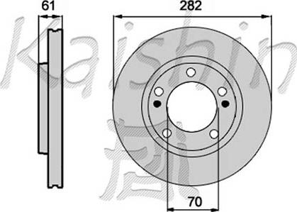 Kaishin CBR287 - Brake Disc car-mod.net