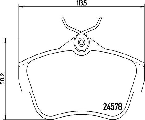 Kaishin FK20068 - Brake Pad Set, disc brake car-mod.net