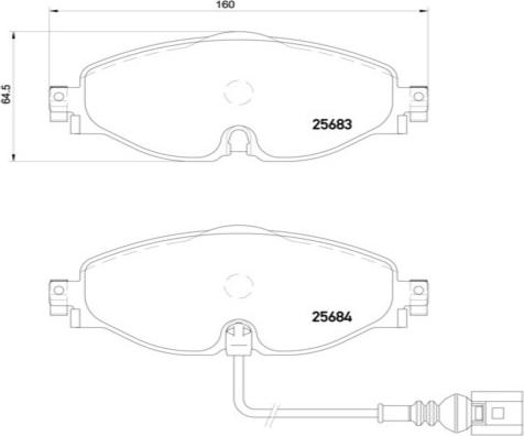 Kaishin FK20037 - Brake Pad Set, disc brake car-mod.net