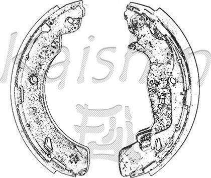 Kaishin K5538 - Drum Brake Shoe Set car-mod.net