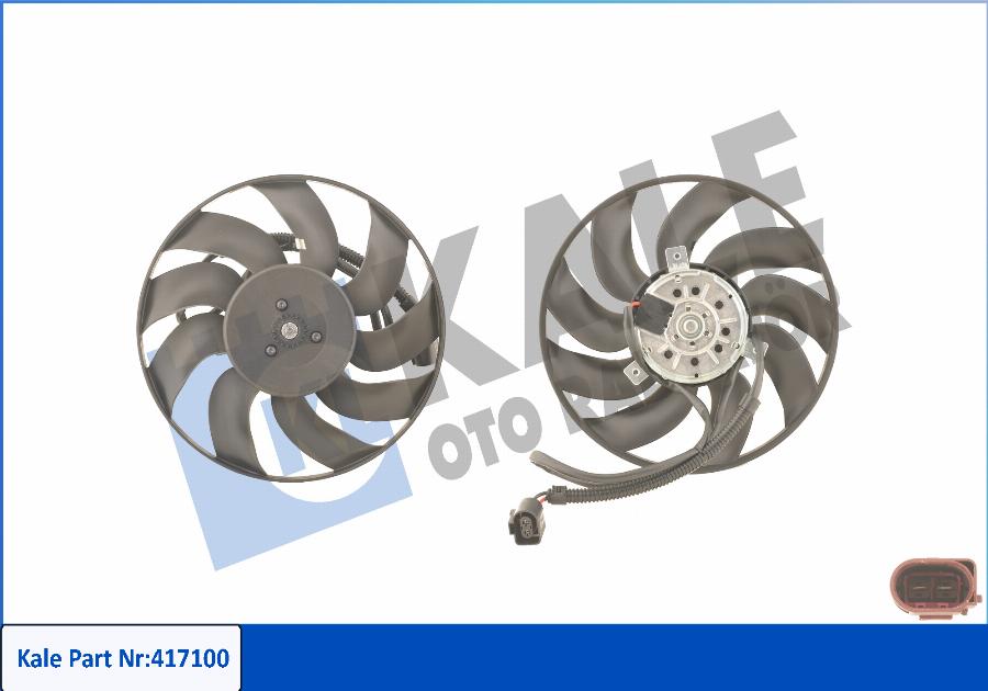 KALE OTO RADYATÖR 417100 - Fan, radiator car-mod.net
