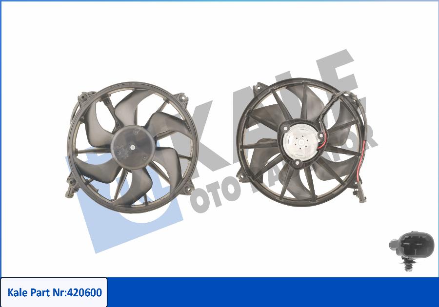 KALE OTO RADYATÖR 420600 - Fan, radiator car-mod.net