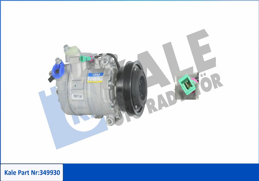 KALE OTO RADYATÖR 349930 - Compressor, air conditioning car-mod.net