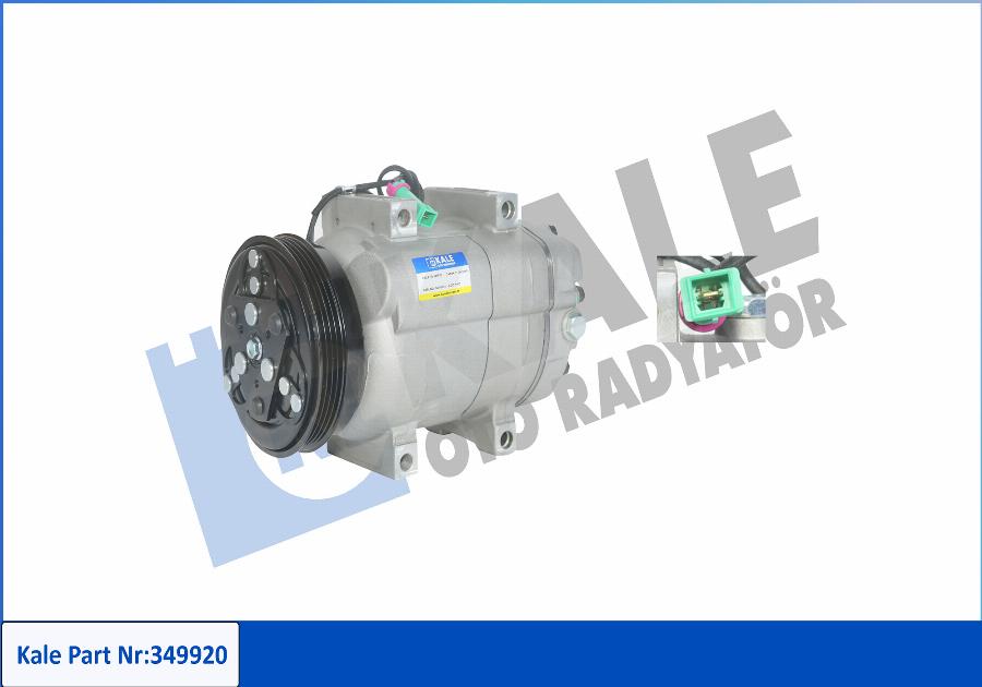 KALE OTO RADYATÖR 349920 - Compressor, air conditioning car-mod.net