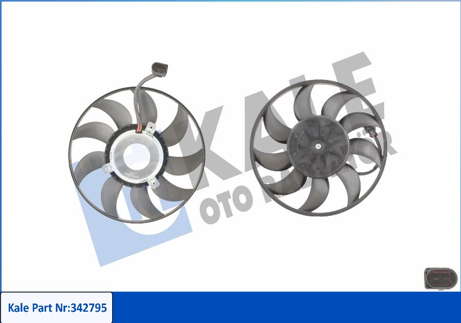 KALE OTO RADYATÖR 342795 - Fan, radiator car-mod.net