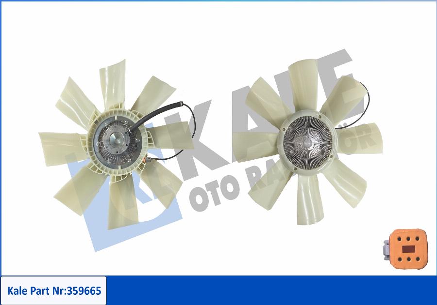 KALE OTO RADYATÖR 359665 - Clutch, radiator fan car-mod.net