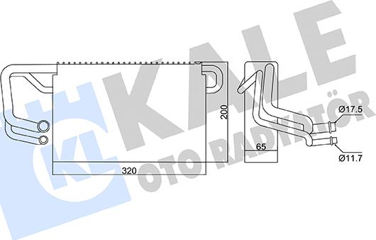 KALE OTO RADYATÖR 359860 - Evaporator, air conditioning car-mod.net