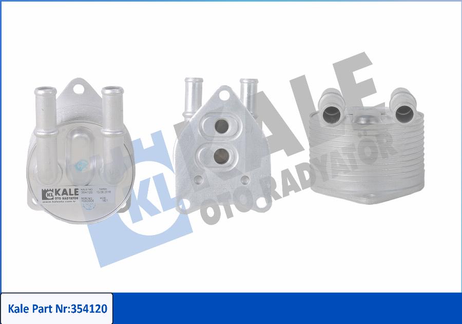 KALE OTO RADYATÖR 354120 - Oil Cooler, automatic transmission car-mod.net