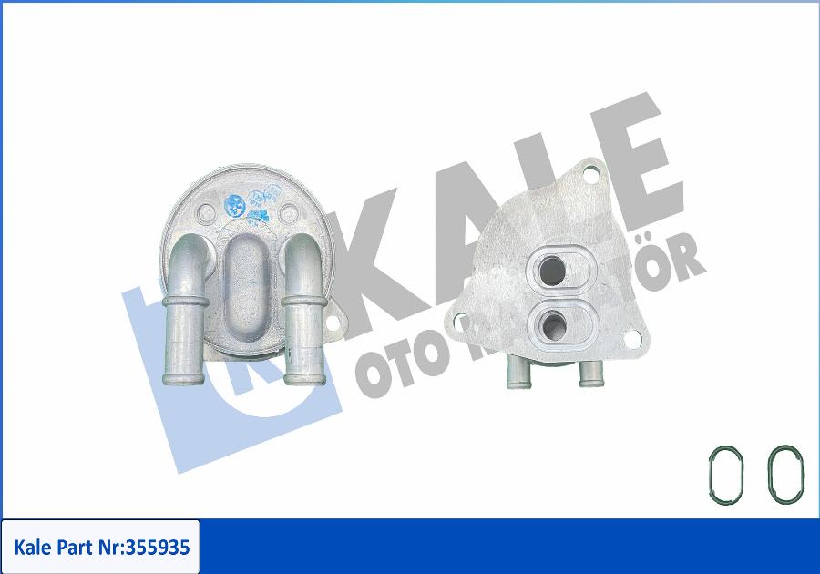 KALE OTO RADYATÖR 355935 - Oil Cooler, automatic transmission car-mod.net