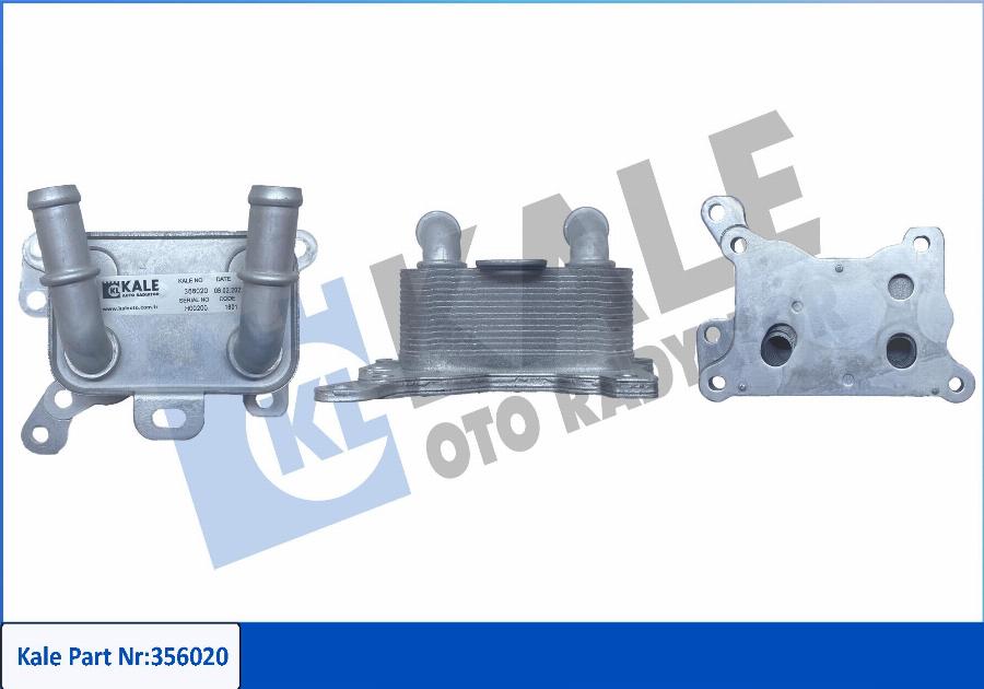 KALE OTO RADYATÖR 356020 - Oil Cooler, engine oil car-mod.net