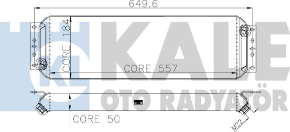 KALE OTO RADYATÖR 330900 - Oil Cooler, engine oil car-mod.net