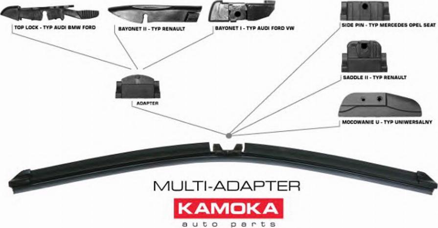 Kamoka 27600 - Wiper Blade car-mod.net