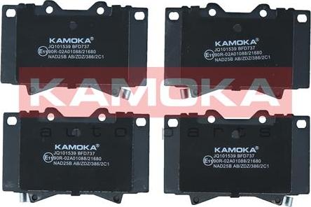 Kamoka JQ101539 - Brake Pad Set, disc brake car-mod.net