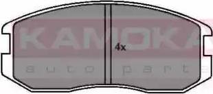 Kamoka JQ1011518 - Brake Pad Set, disc brake car-mod.net