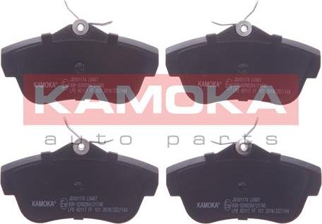 Kamoka JQ101174 - Brake Pad Set, disc brake car-mod.net