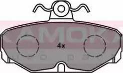 Kamoka JQ101770 - Brake Pad Set, disc brake car-mod.net