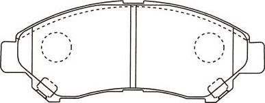 Kavo Parts KBP-9151 - Brake Pad Set, disc brake car-mod.net