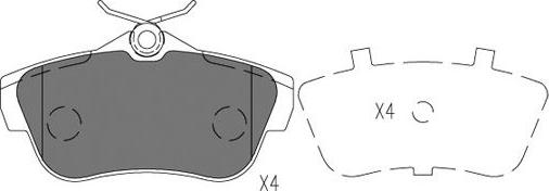 Kavo Parts BP-9161 - Brake Pad Set, disc brake car-mod.net