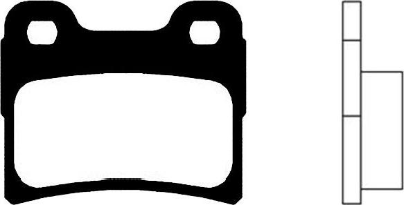 Akebono AN-8016KE - Brake Pad Set, disc brake car-mod.net