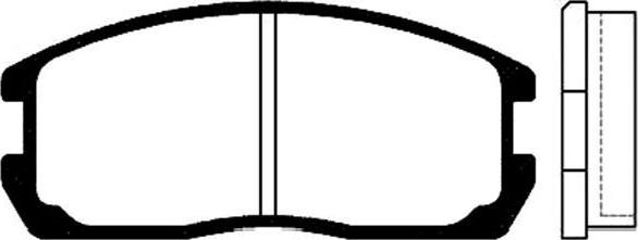 Patron PBP357 - Brake Pad Set, disc brake car-mod.net