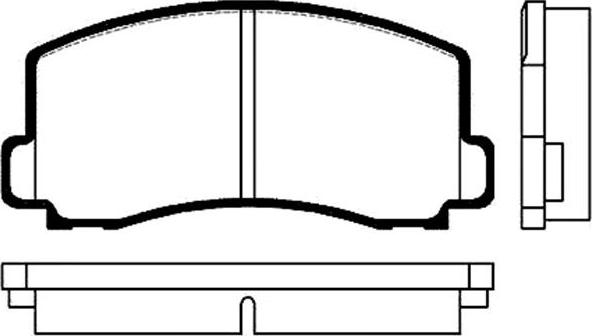 AUGROS 55583132 - Brake Pad Set, disc brake car-mod.net