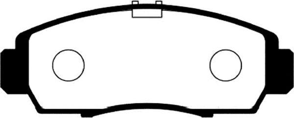 BOSCH 0 986 AB2 175 - Brake Pad Set, disc brake car-mod.net
