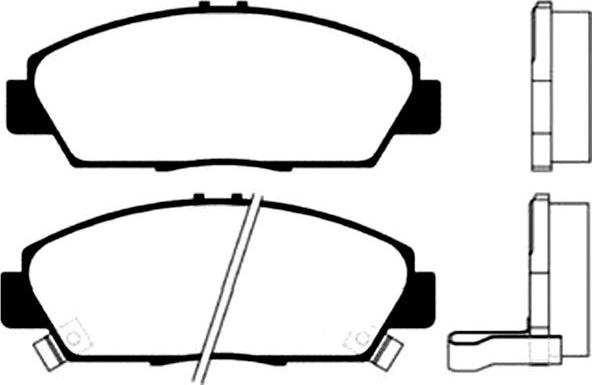 ABEX T6590 - Brake Pad Set, disc brake car-mod.net