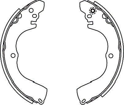 Kavo Parts BS-6425 - Drum Brake Shoe Set car-mod.net